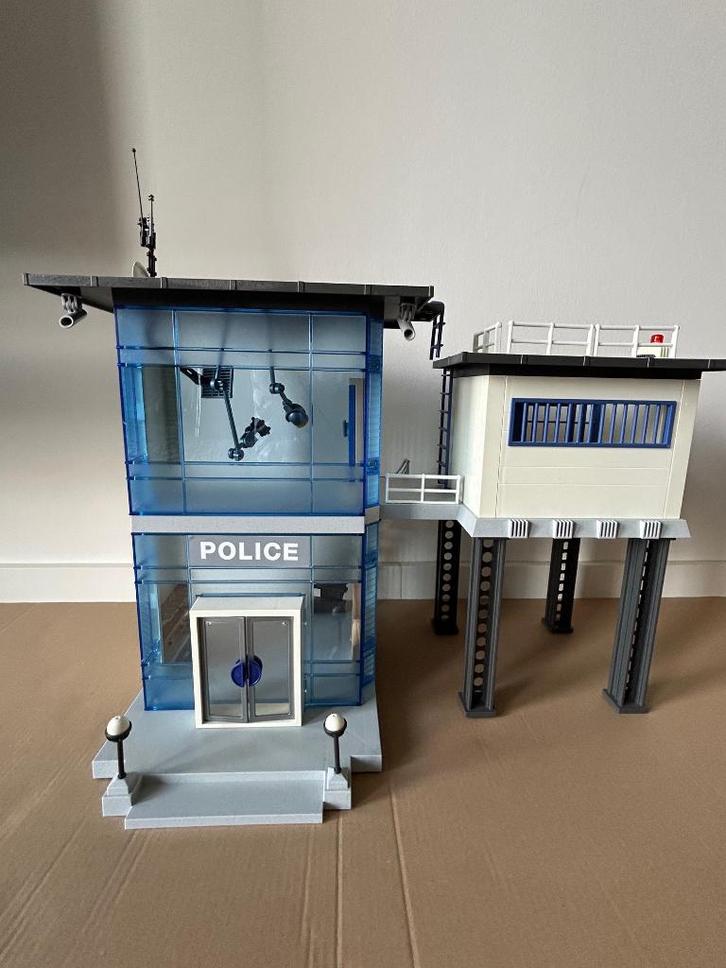 Playmobil Pollitiebureau met wagen, Kinderen en Baby's, Speelgoed | Playmobil, Zo goed als nieuw, Complete set, Ophalen