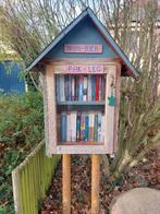 Minibieb  Waterdicht, Huis en Inrichting, Kasten | Boekenkasten, Ophalen, Met plank(en), Gebruikt, 50 tot 100 cm