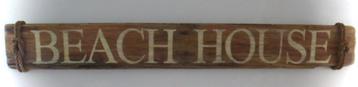 Groot eikenhouten bord/Beach House/zee/nautisch/strand huis beschikbaar voor biedingen
