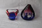 Vintage Murano Sommerso Flavio Poli stijl glas set c 1959, Antiek en Kunst, Antiek | Glas en Kristal, Ophalen of Verzenden