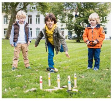 2 Spellen: Blik + Ringwerpen - Binnen/Buiten - Compleet beschikbaar voor biedingen