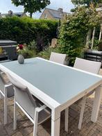 Moderne buitentafel met 4 stoelen van Life outdoor living, Tuin en Terras, Tuinsets en Loungesets, Ophalen, 4 zitplaatsen, Eettafel