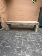 Betonlook bankje 153 x 40, Ophalen of Verzenden, Zo goed als nieuw, Hout