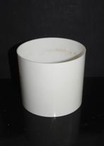 Witte ronde kunststof bloempot, Tuin en Terras, Bloempotten, Ophalen of Verzenden, Rond, Kunststof, 25 tot 40 cm