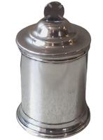 zilveren zalvingspotje (zeldzaam!)., Antiek en Kunst, Ophalen of Verzenden, Zilver