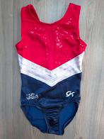 Turnpakje GK USA maat 122/128/134 - limited edition, Sport en Fitness, Turnen, Zo goed als nieuw, Turnpak(je), Rood, Kindermaat 122 t/m 140