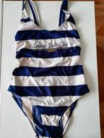 Early 1990s one-piece striped swimsuit. Size 42, Overige typen, Blauw, Nieuw, Ophalen of Verzenden