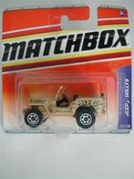 Matchbox SF no 61 Willys Jeep zandkleur woestijn , Ophalen of Verzenden, Nieuw, Auto