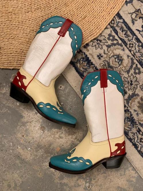 Bootstock cowboylaarzen 37 western boots bohemian laarzen, Kleding | Dames, Schoenen, Nieuw, Hoge laarzen, Overige kleuren, Ophalen of Verzenden