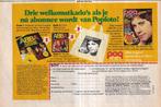 Retro reclame 1979 Popfoto Abba boek & Travolta tas, Verzamelen, Overige typen, Ophalen of Verzenden
