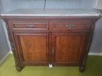 Kast antiek met marmer blad, Huis en Inrichting, Kasten | Dressoirs, Ophalen, Gebruikt, 25 tot 50 cm, 100 tot 150 cm
