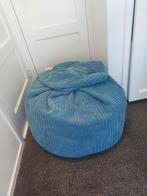 Zitzak Pug Big Bertha rib blauw, Huis en Inrichting, Zitzakken, Ophalen, Gebruikt, Blauw