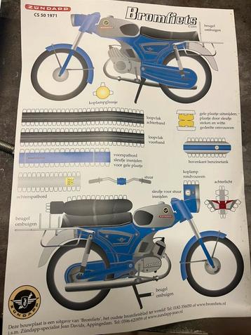 Bouwplaten  kreidler zundapp dkw puch beschikbaar voor biedingen