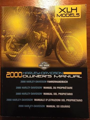 2000 Harley-Davidson owner's manual XLH Models - USA uitgave beschikbaar voor biedingen