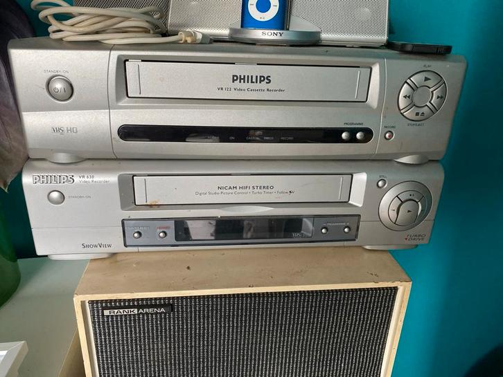 Philips VHS Videorecorders - VR122 & VR630, Audio, Tv en Foto, Videospelers, Gebruikt, VHS-speler of -recorder, Ophalen