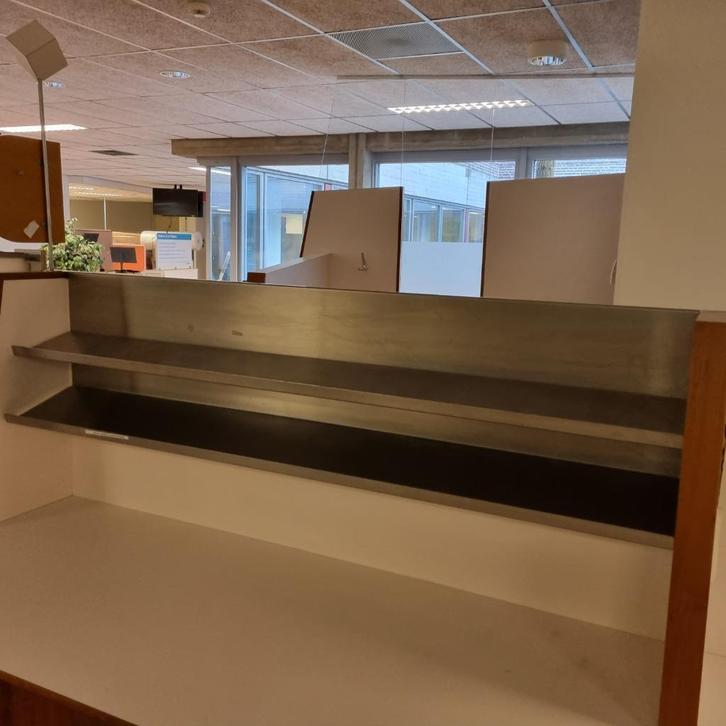 1x grote metalen RVS schap voor HORECA RESTAURANT 175 cm, Huis en Inrichting, Woonaccessoires | Wandplanken en Boekenplanken, Ophalen of Verzenden