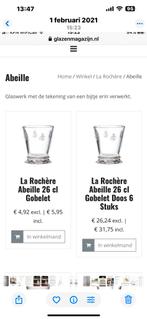 La Rochère Abeille Glas, Huis en Inrichting, Glas of Glazen, Ophalen of Verzenden, Overige stijlen, Glas