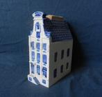 Blauwwit aardewerk Amsterdams Grachtenhuisje / spaarpot h 13, Antiek en Kunst, Ophalen of Verzenden
