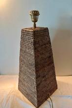 Grote birma riet / birmariet lamp / rattan tafellamp, Huis en Inrichting, Ophalen of Verzenden, Zo goed als nieuw, Minder dan 50 cm