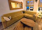 Goossens Design@home hoekbank, Huis en Inrichting, Ophalen, Zo goed als nieuw, Stof, Modern