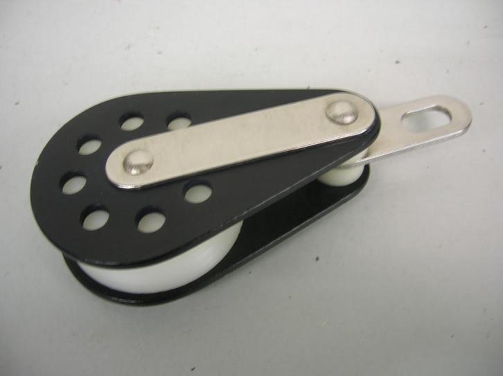 Blok, Katrol, enkelschijfs, 13 - 14 mm lijn, Watersport en Boten, Accessoires en Onderhoud, Nieuw, Lijn of Blok, Ophalen of Verzenden