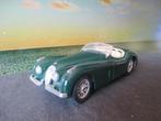 1/24 Jaguar XK 120 Roadster - Bburago British Racing Green, Gebruikt, Ophalen of Verzenden, Bburago