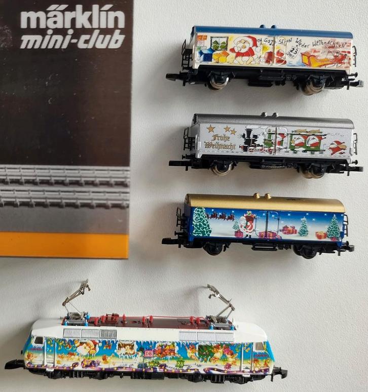 MÄRKLIN Z 88531 Kersttrein met wagons, nieuwstaat in ovp, Hobby en Vrije tijd, Modeltreinen | Overige schalen, Zo goed als nieuw