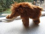 Mammoet Mammuth merk SEMO SE-MO bruin pluche slagtanden, Kinderen en Baby's, Speelgoed | Knuffels en Pluche, Ophalen of Verzenden