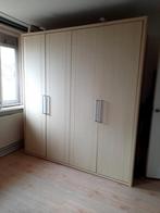 Kledingkast, ledikant, Nachtkastje, spiegel, Huis en Inrichting, Kasten | Kledingkasten, Ophalen, Gebruikt, 50 tot 75 cm, 200 cm of meer