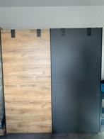 Kledingkast staallook 180B 190H 60D, Ophalen, Zo goed als nieuw, 50 tot 75 cm, 150 tot 200 cm