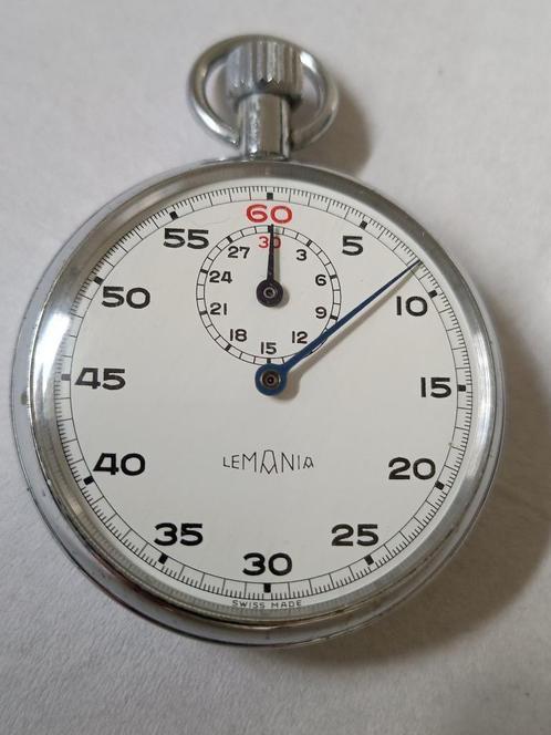 Lemania Vintage Stopwatch, Sieraden, Tassen en Uiterlijk, Overige Accessoires, Zo goed als nieuw, Ophalen of Verzenden