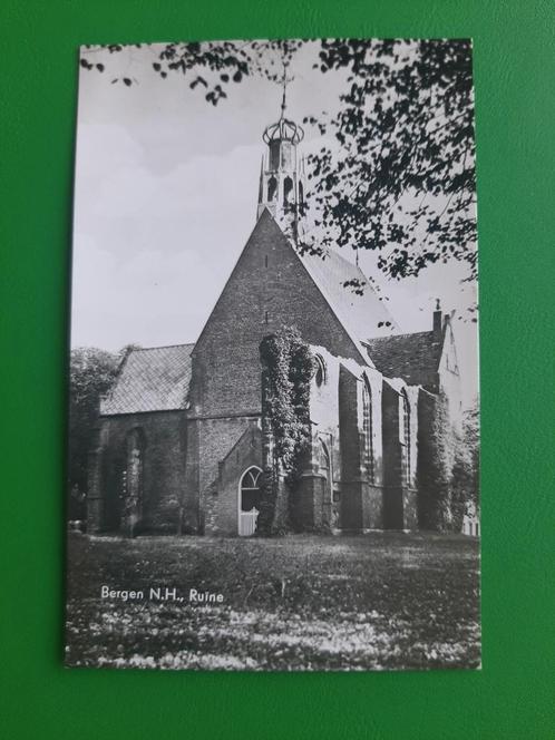 4.8. Bergen, Ruïne.  Klf, Verzamelen, Ansichtkaarten | Nederland, Ongelopen, Noord-Holland, Verzenden