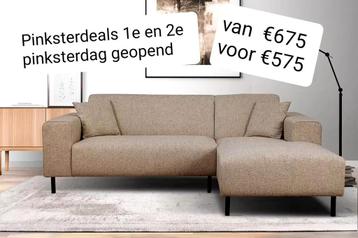 PINKSTERDEALS €399 HOEKBANKEN UBANKEN SLAAPBANKEN 3+2 ZITS beschikbaar voor biedingen