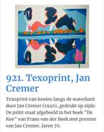 Texoprint Jan Cremer, Antiek en Kunst, Kunst | Schilderijen | Modern, Ophalen of Verzenden
