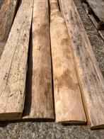 Boomstam buiten randen eiken, Tuin en Terras, Palen, Balken en Planken, Ophalen, Zo goed als nieuw, 250 cm of meer, Planken