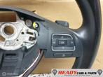 GOLF 6 T5 GP MULTIFUNCTIONEEL FLIPPERS Stuurwiel leder STUUR, Gebruikt, Ophalen of Verzenden