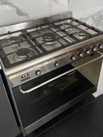 Smeg SNL90MFX9 Gasfornuis 90cm - Nette Staat!, Ophalen, Gebruikt, 60 cm of meer, Grill