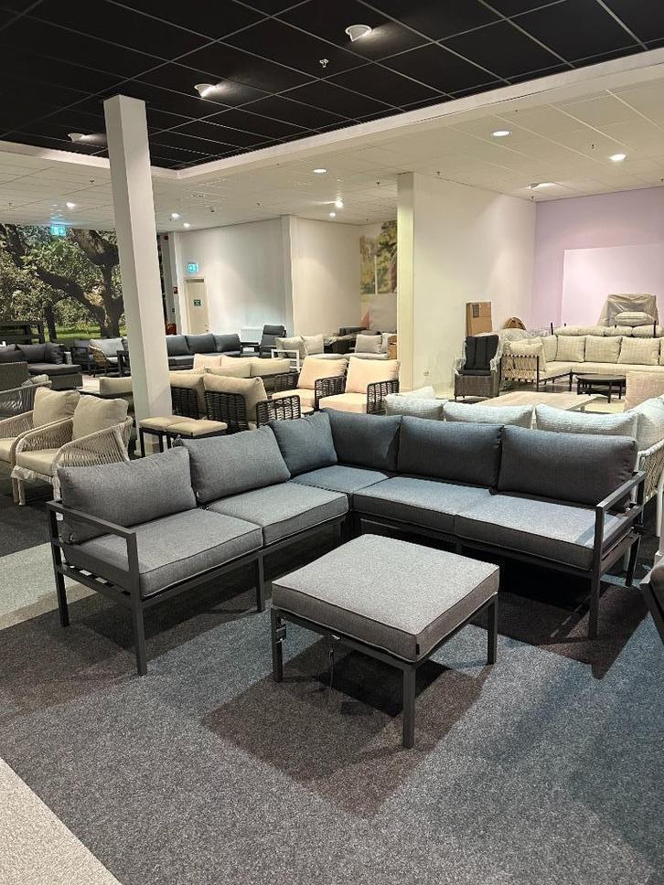 Lifestyle Altino hoek loungeset 4-delig, Tuin en Terras, Tuinsets en Loungesets, Zo goed als nieuw, Loungeset, Aluminium, 5 zitplaatsen