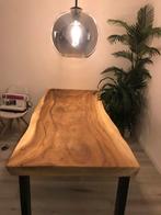 Boomstam tafel suar hout 180x90, Huis en Inrichting, Tafels | Eettafels, 50 tot 100 cm, Nieuw, Rechthoekig, Boomstamtafel