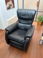 Sta op relax stoel zwart leer. Himolla senator, Ophalen, Minder dan 75 cm, Leer, Zo goed als nieuw