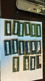 Diverse merken sodimm 2 gb ddr3.   16 st, Computers en Software, RAM geheugen, Gebruikt, DDR3, Ophalen of Verzenden, 2 GB
