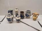 Diverse aardewerk waaronder delfts blauw, Ophalen of Verzenden