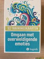 Omgaan met overweldigende emoties trainingskaarten, Ophalen of Verzenden, Zo goed als nieuw