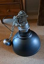 Stoere grote lamp industrieel, Ophalen of Verzenden, Zo goed als nieuw, Metaal, Minder dan 50 cm