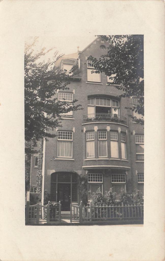 U964 Amsterdam mooi pand - FOTOKAART 1917 -, Verzamelen, Ansichtkaarten | Nederland, Gelopen, Noord-Holland, Voor 1920, Ophalen of Verzenden