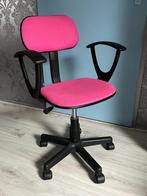 Bureaustoel roze, Huis en Inrichting, Bureaustoelen, Ophalen, Gebruikt, Roze, Bureaustoel