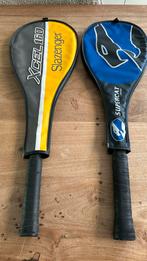 Slazenger squash rackets (2), Ophalen of Verzenden, Gebruikt, Racket, Met hoes