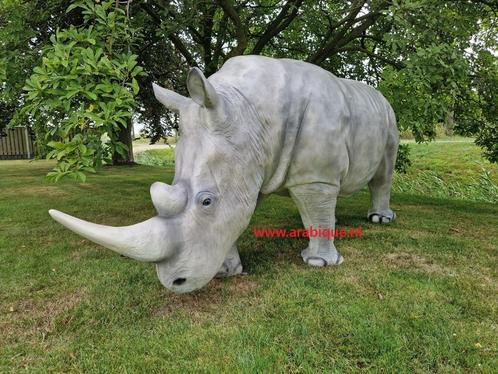 Neushoorn   Giraffe  Leeuw, Tuin en Terras, Tuinbeelden, Nieuw, Dierenbeeld, Kunststof, Verzenden