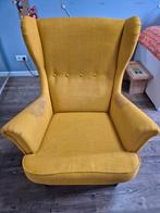 IKEA Strandmon fauteuil - Gele stof, Ophalen, Gebruikt, 75 tot 100 cm, Stof