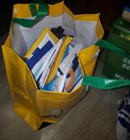 25 stuks grote boodschappentassen, Jumbo, Action, Doe-het-zelf en Verbouw, Kratten en Dozen, Ophalen, Minder dan 40 cm, Doos, Minder dan 35 cm